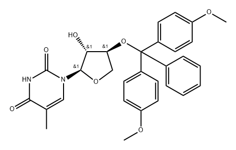 3'-O-DMT-T-TNA Structure