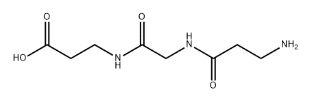 H-b-Ala-Gly-b-Ala-OH Structure