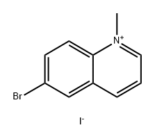 6-bromo-1-methylquinolin-1-ium iodide Structure