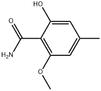 Benzamide, 2-hydroxy-6-methoxy-4-methyl- Structure