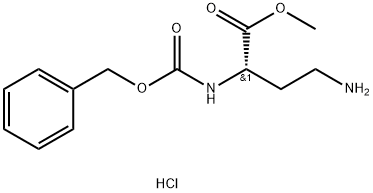 N-α-Carbobenzoxy-L-α,γ-diaminobutyric acid methyl ester hydrochloride Structure