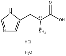 D-Histidine hydrochloride hydrate Structure