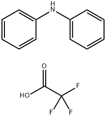 Benzenamine, N-phenyl-, 2,2,2-trifluoroacetate (1:1) Structure