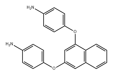 4,4'-(naphthalene-1,3-diylbis(oxy))dianiline Structure