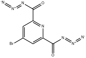 2,6-Pyridinedicarbonyl diazide, 4-bromo-