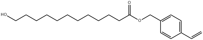 (4-Ethenylphenyl)methyl 12-hydroxydodecanoate Structure