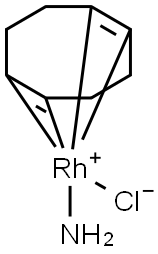 Amminechloro(1,2,5,6-eta)-1,5-(cyclooctadiene)rhodium Structure