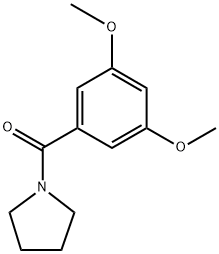 (3,5-Dimethoxyphenyl)(pyrrolidin-1-yl)methanone 구조식 이미지