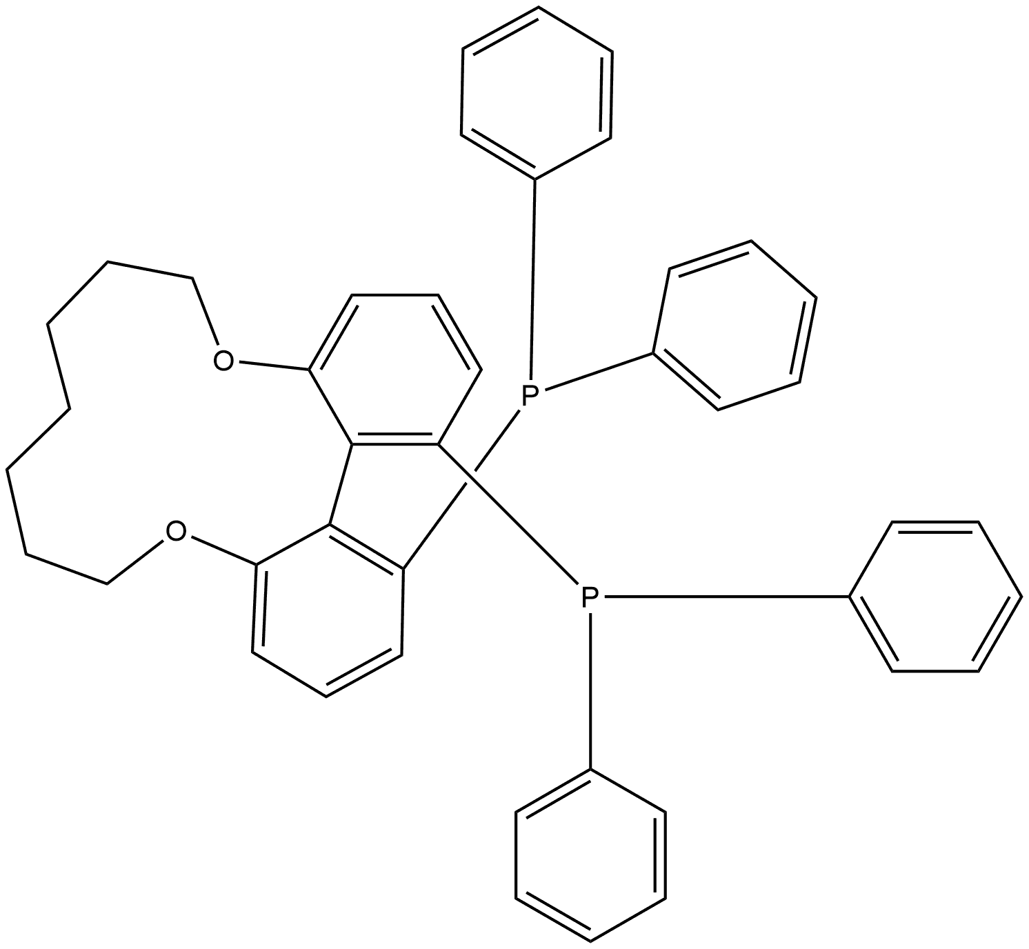 (17aR)-1,17-Bis(diphenylphosphino)-7,8,9,10,11,12-hexahydro-6H-dibenzo[b,d][1,6]dioxacyclotridecine 구조식 이미지