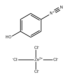 Benzenediazonium, 4-hydroxy-, (T-4)-tetrachlorozincate(2-) (2:1) Structure