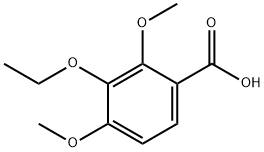 3-ethoxy-2,4-dimethoxybenzoic acid Structure