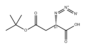 N3-Asp(tBu)-OH (dicyclohexylammonium) salt 구조식 이미지