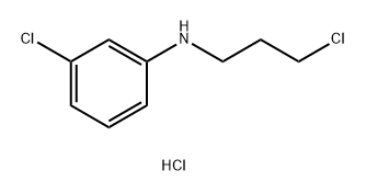 Benzenamine, 3-chloro-N-(3-chloropropyl)-, hydrochloride (1:1) Structure