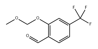 2-(Methoxymethoxy)-4-(trifluoromethyl)benzaldehyde Structure