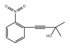 2-methyl-4-(2-Nitrophenyl)-3-butyn-2-olQ: What is 
2-methyl-4-(2-Nitrophenyl)-3-butyn-2-ol Q: What is the CAS Number of 
2-methyl-4-(2-Nitrophenyl)-3-butyn-2-ol Structure