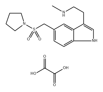 N-methyl-2-[5-[(pyrrolidine-1-sulfonyl)methyl]-1H-indol-3-yl]ethan-1-amine Oxalate Structure