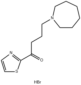 4-(Azepan-1-yl)-1-(thiazol-2-yl)butan-1-one hydrobromide 구조식 이미지
