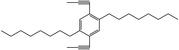 POLY(2,5-DIOCTYLPHENYLENE-1,4-ETHYNYLEN& 구조식 이미지