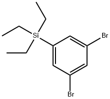 1,3-Dibromo-5-(triethylsilyl)benzene Structure