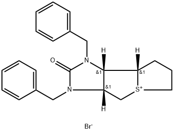 (1S,2S,6R)-3,5-dibenzyl-4-oxo-8lambda4-thia-3,5-diazatricyclo[6.3.0.0^{2,6}]undecan-8-ylium bromide Structure