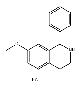 7-methoxy-1-phenyl-1,2,3,4-tetrahydroisoquinolin
e hydrochloride Structure