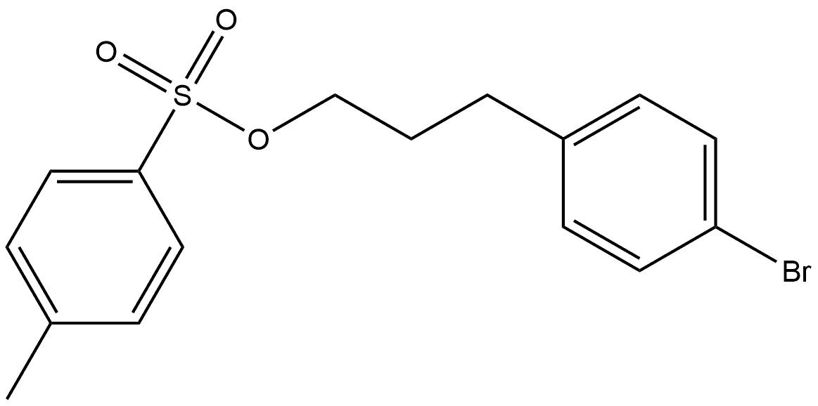 3-(4-bromophenyl)propyl 4-methylbenzenesulfonate Structure