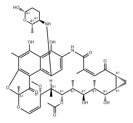 1,4-디데하이드로-1-데옥소-4,35-디하이드로-1-하이드록시톨리포마이신Y 구조식 이미지