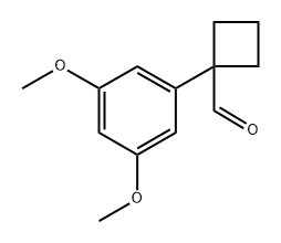 1-(3,5-Dimethoxyphenyl)cyclobutanecarbaldehyde Structure