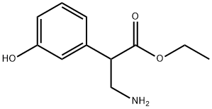 ethyl4-amino-3-(3-hydroxyphenyl)butanoate Structure