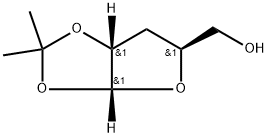 3-deoxy-1,2-O-isopropylidene-α-D-ribofuranose 구조식 이미지