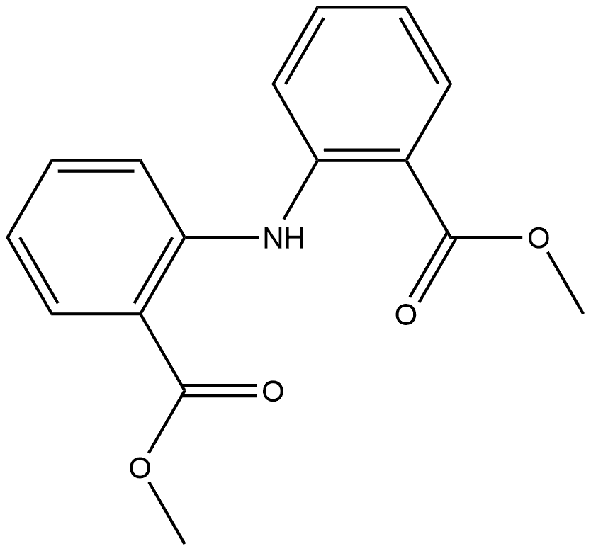 dimethyl 2,2'-azanediyldibenzoate 구조식 이미지