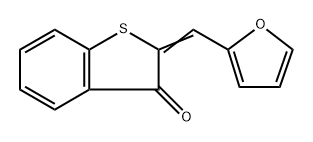 Benzo[b]thiophen-3(2H)-one, 2-(2-furanylmethylene)- Structure