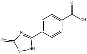 4-(5-oxo-4,5-dihydro-1,2,4-thiadiazol-3-yl)benzoicacid 구조식 이미지