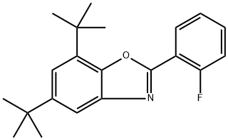 5,7-di-tert-butyl-2-(2-fluorophenyl)benzo[d]oxazole Structure