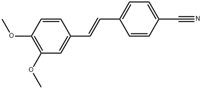 (E)-4-(3,4-dimethoxystyryl)benzonitrile Structure