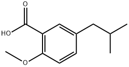 5-Isobutyl-2-methoxybenzoic acid Structure