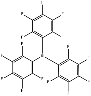 Tris(pentafluorphenyl)bismutan Structure