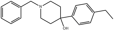 4-(4-Ethylphenyl)-1-(phenylmethyl)-4-piperidinol Structure