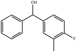 (4-fluoro-3-methylphenyl)(phenyl)methanol Structure