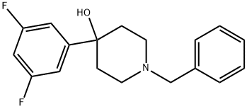 4-(3,5-Difluorophenyl)-1-(phenylmethyl)-4-piperidinol Structure