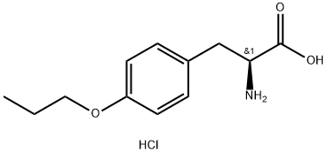 (S)-2-aMino-3-(4-propoxyphenyl)propanoic acid hydrochloride Structure