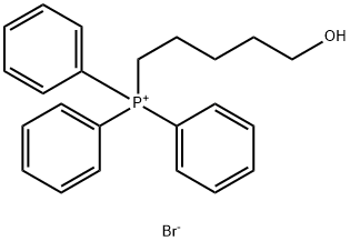 (5-Hydroxypentyl)triphenylphosphonium bromide Structure