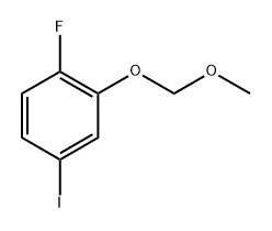1-Fluoro-4-iodo-2-(methoxymethoxy)benzene 구조식 이미지
