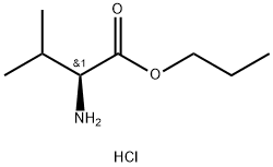 PROPYL (2S)-2-AMINO-3-METHYLBUTANOATE HYDROCHLORIDE Structure