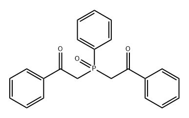 2,2'-(phenylphosphoryl)bis(1-phenylethanone) Structure