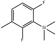 (2,6-Difluoro-3-methylphenyl)trimethylsilane Structure