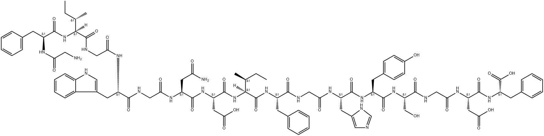 Anantin (linear sequence) Structure