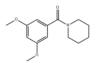 (3,5-Dimethoxyphenyl)(piperidin-1-yl)methanone Structure