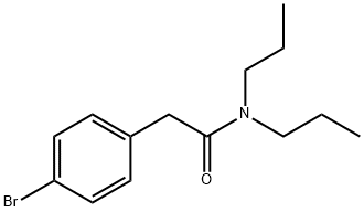 2-(4-bromophenyl)-N,N-dipropylacetamide Structure