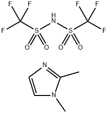 1,2‐DIMETHYLIMIDAZOLIUM BIS(TRIFLUOROMETHYLSULFONYL)IMIDE Structure